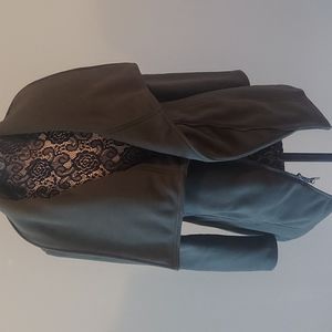 Olive green vneck sweater